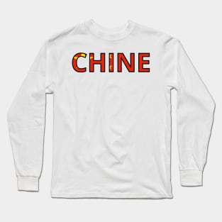 Drapeau Chine Long Sleeve T-Shirt